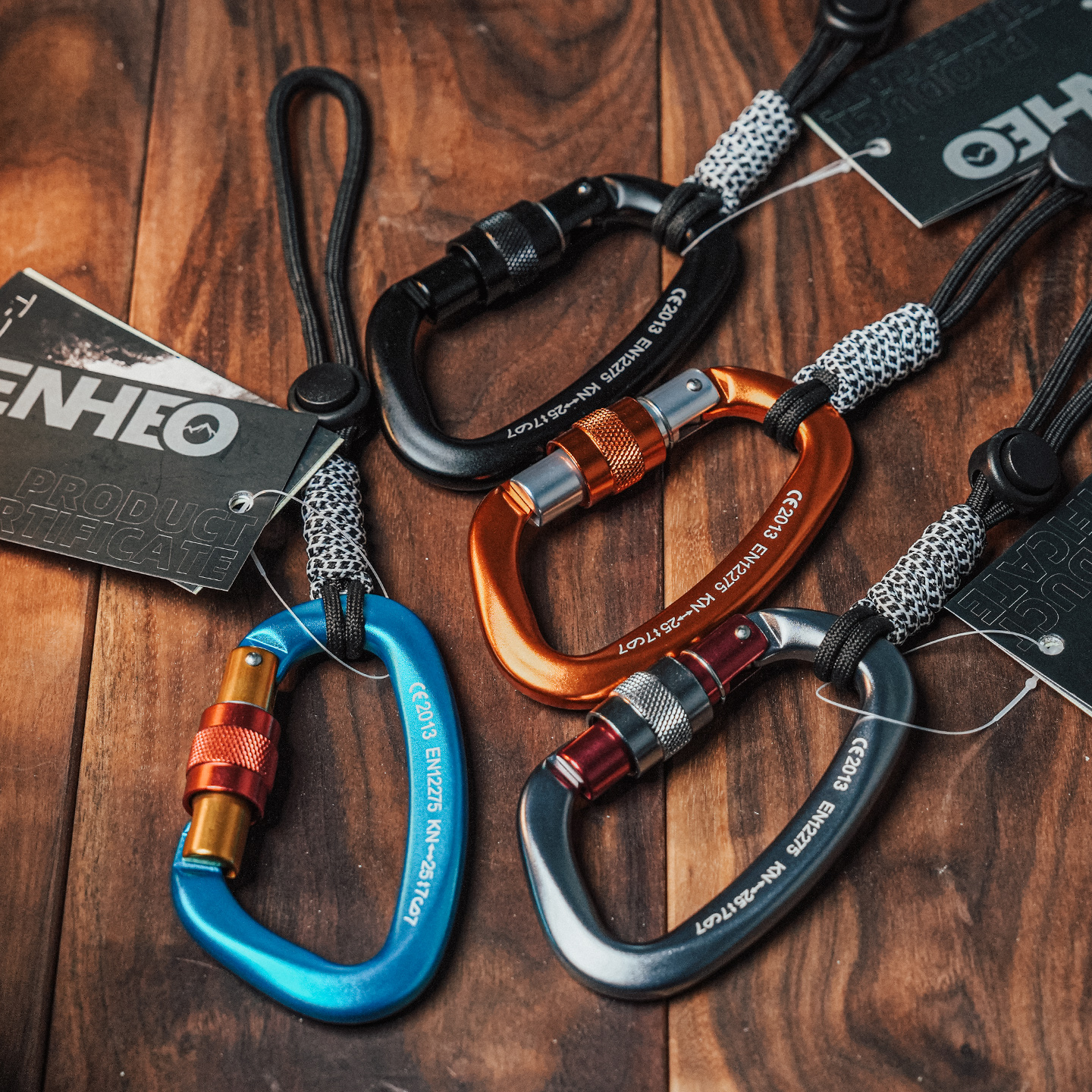 专业户外登山主锁扣25KN野营快挂铝合金多耐福锁扣失手绳