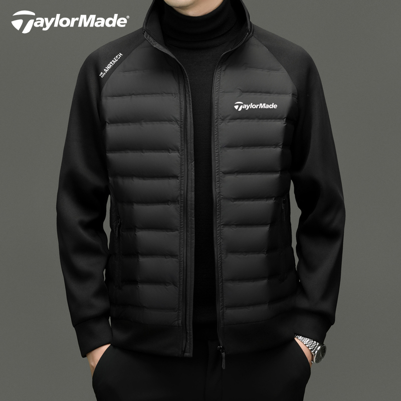Taylormade泰勒梅冬季轻薄保暖羽绒服男士高尔夫户外运动夹克外套