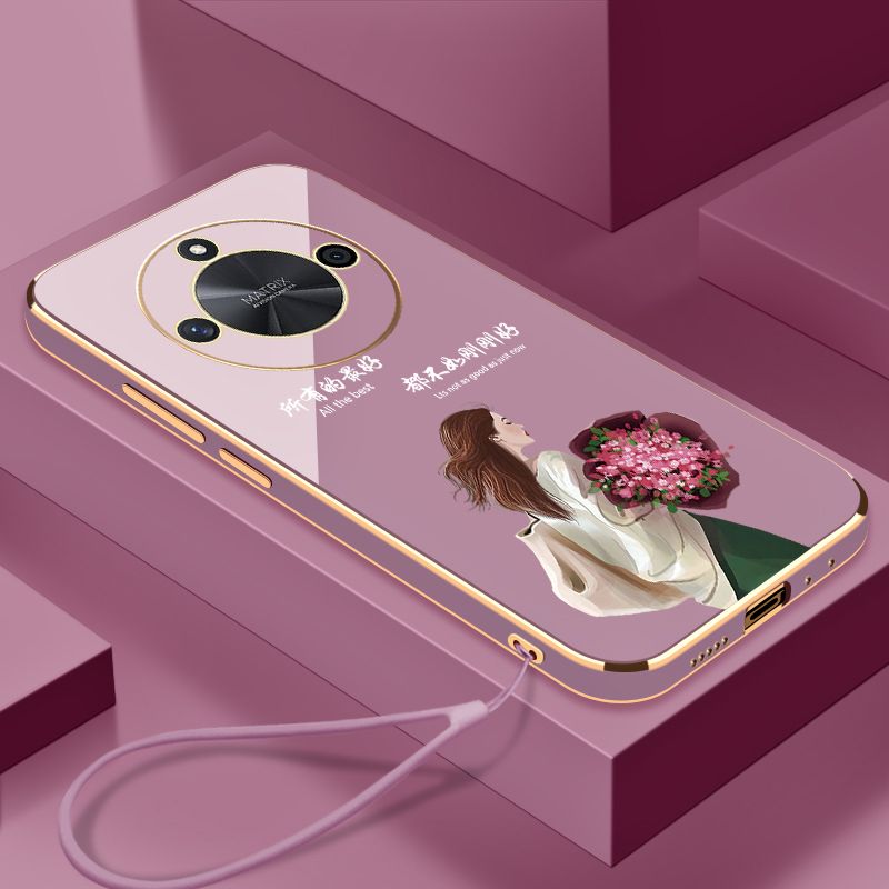 适用于麦芒30手机壳生活是自己的全包镜头硅胶防摔女款电镀软胶壳