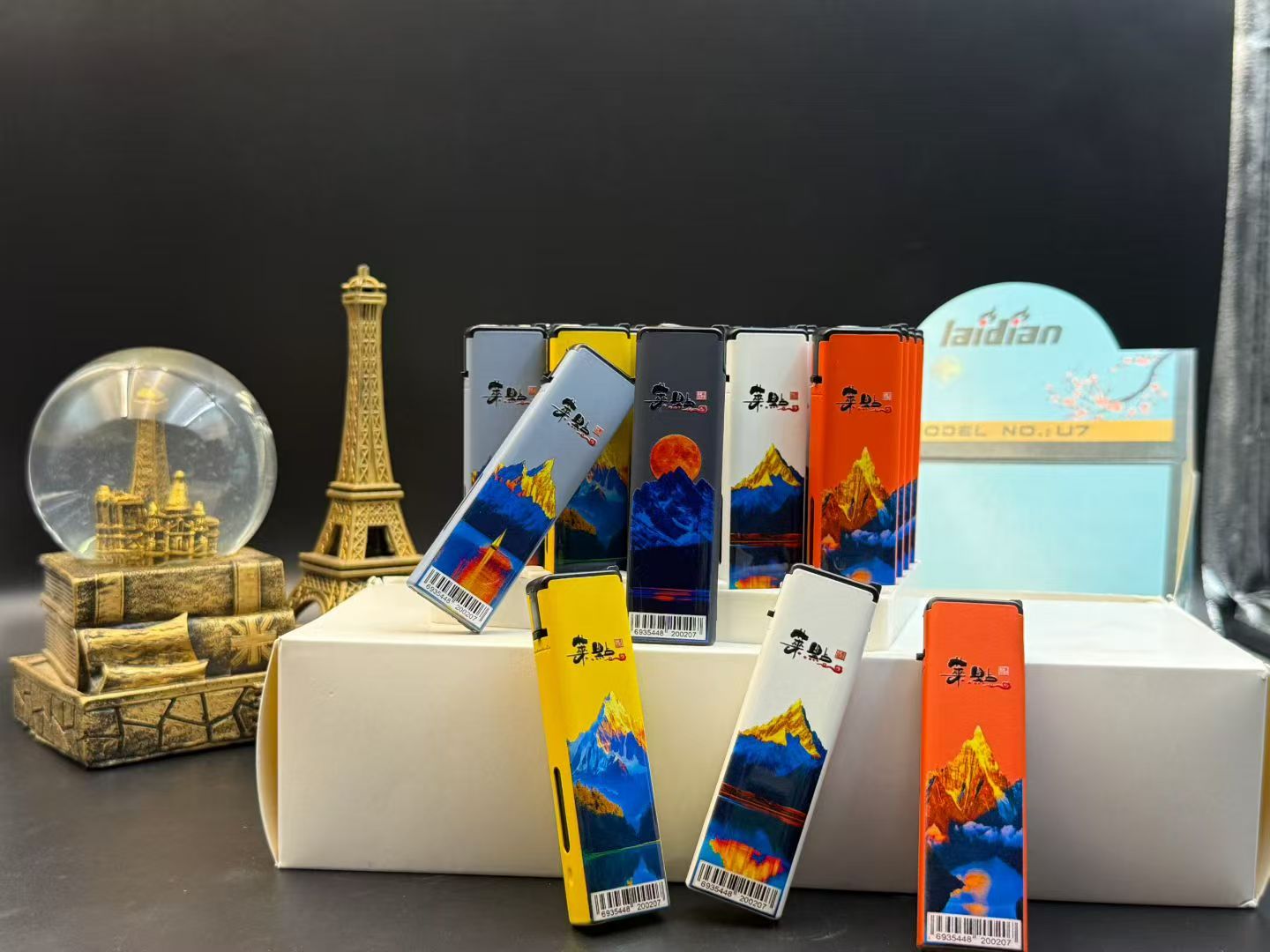 莱點高档金属防风打火机充气耐用加厚防爆充气打火机批发定制订做