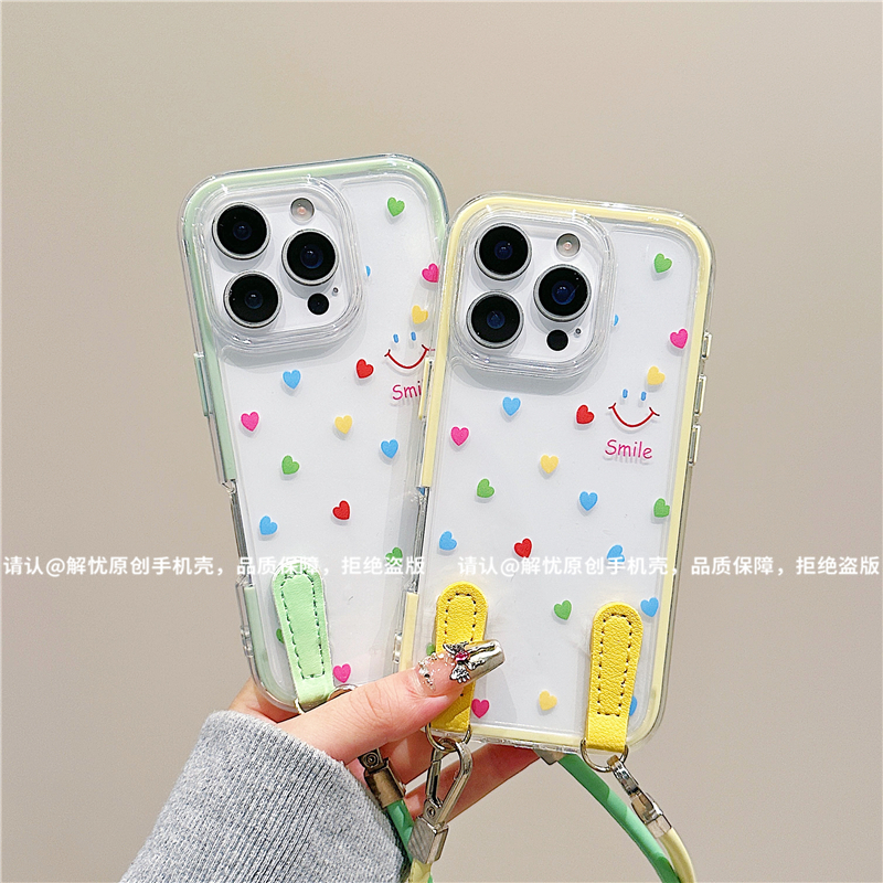 三合一炫彩适用苹果iPhone17/华为荣耀/OPPO/VIVO/小米手机壳爆款