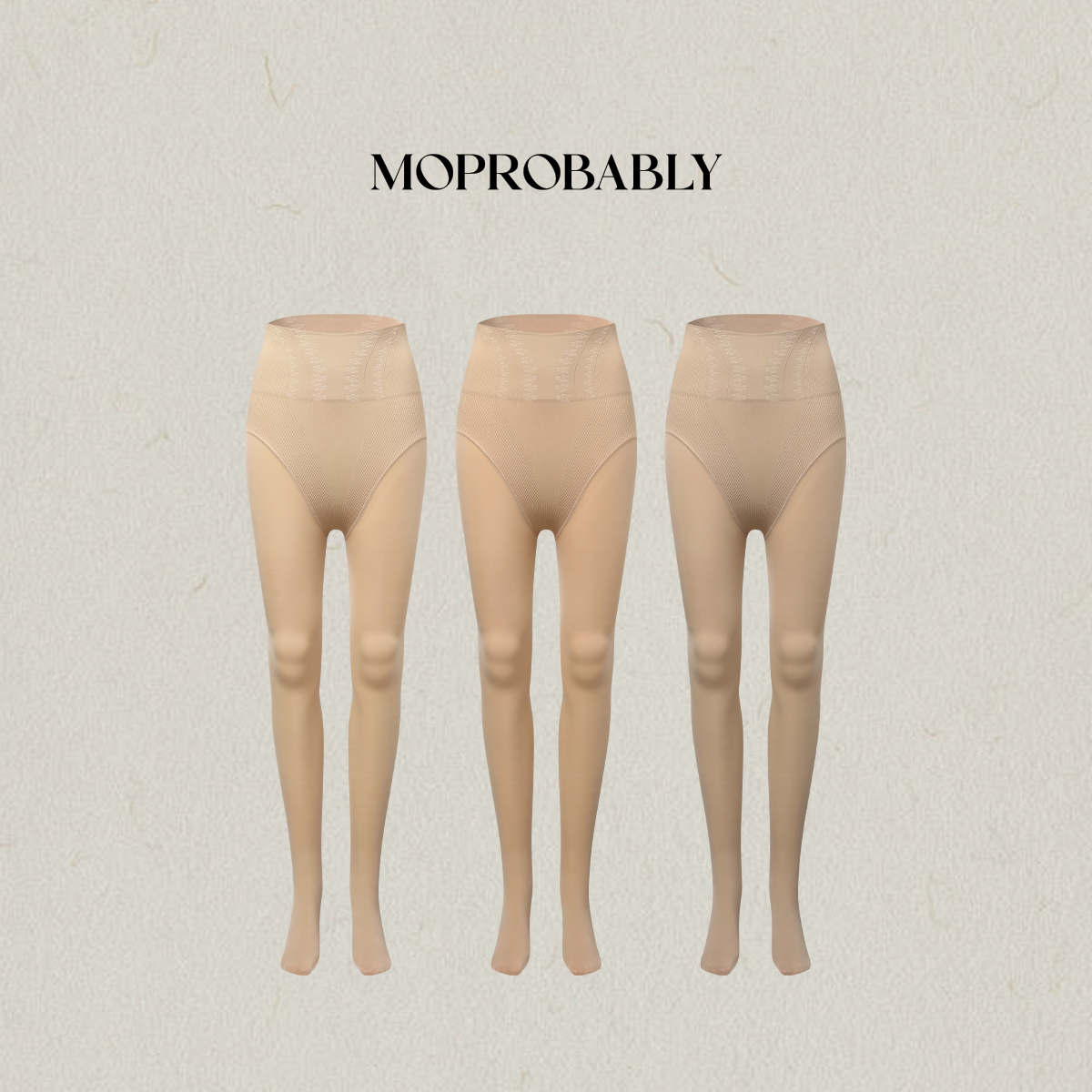 Moprobably李予诺 时尚百搭加绒光腿神器收腹提臀打底裤L5451061