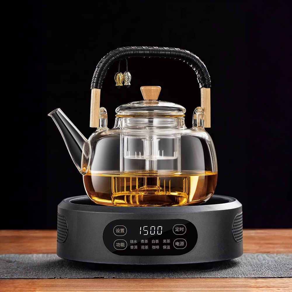 2025新款电陶炉煮茶炉家用小型煮茶器烧水泡茶壶养生壶围炉煮茶器