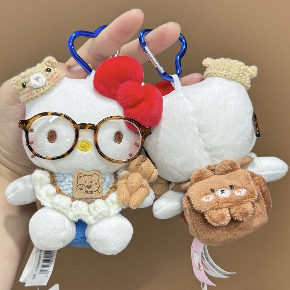 正版三丽鸥HelloKitty包包挂件女生钥匙扣生日礼物钥匙扣可爱日式