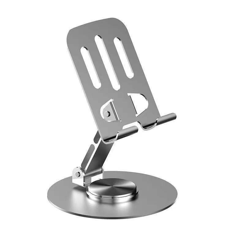 手机桌面旋转直播360平板支架升降iPad折叠懒人通用全金属支架