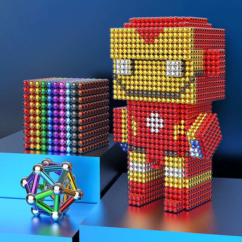 元族德国大号巴克球磁力球全套魔力八克磁铁珠积木吸铁石益智拼接