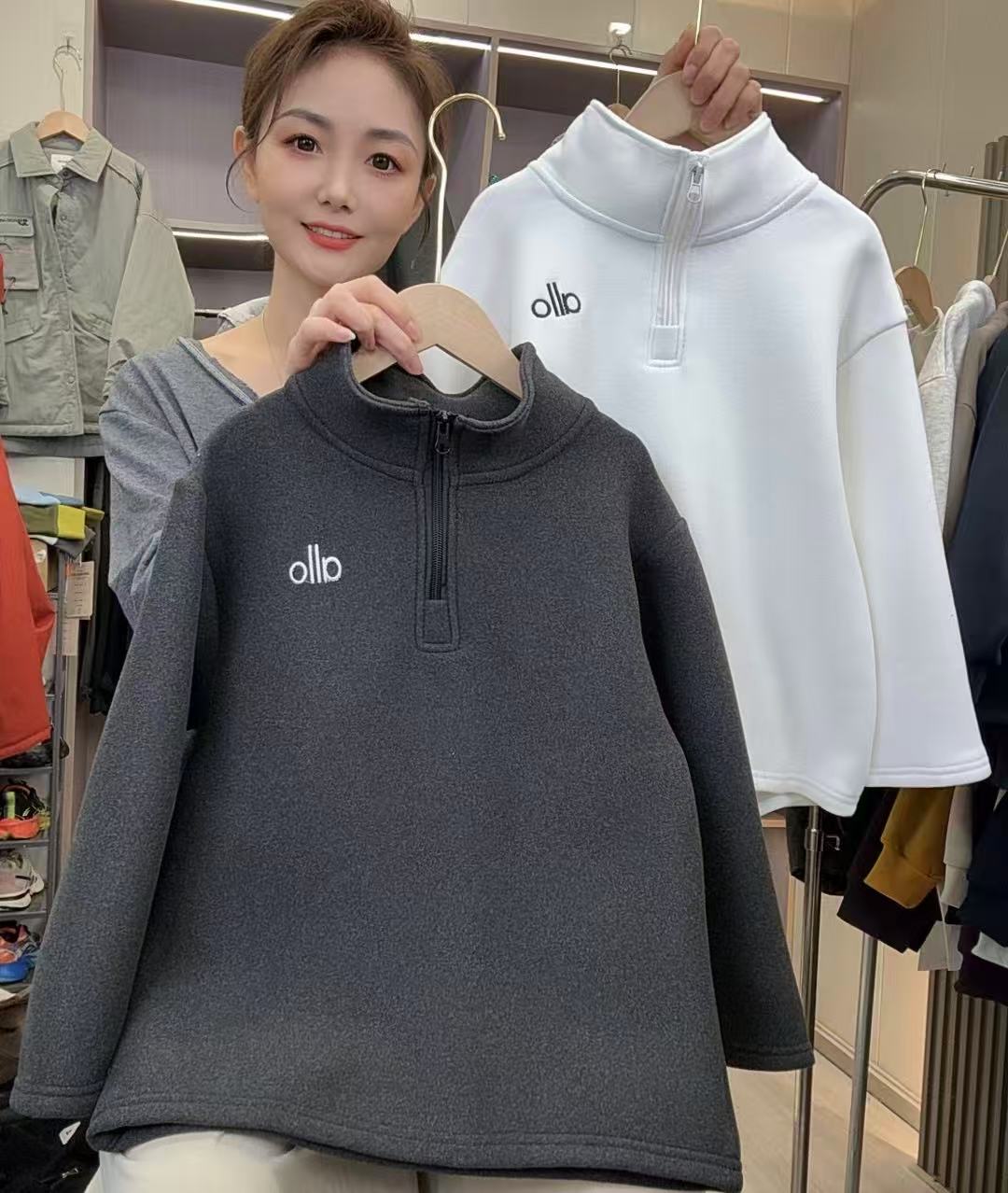 【实体品质加厚】2025秋冬新款中大童半高领半拉链上衣德绒儿童t恤