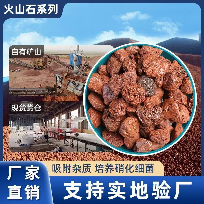 【买几斤送几斤】火山石颗粒养花卉多肉火山岩水族净化水质底沙造景