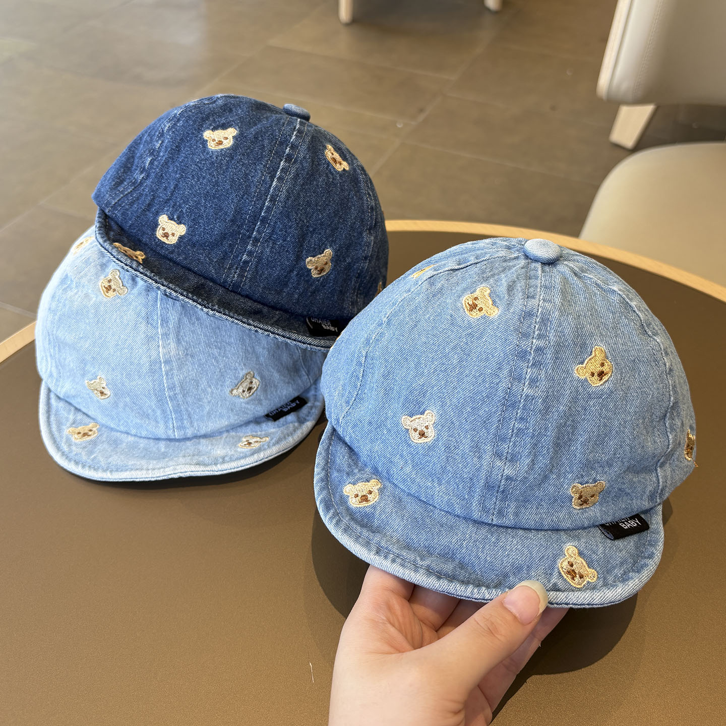 宝宝软檐鸭舌帽春秋季韩系婴幼儿牛仔帽男女童休闲百搭棒球帽潮