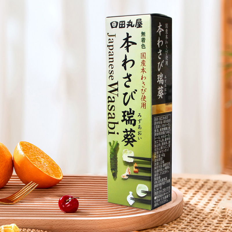 日本进口田丸屋芥末酱青芥辣寿司料理酱42g
