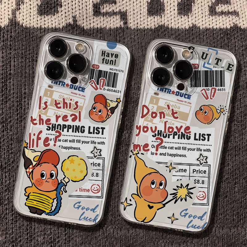 星星人报纸适用iphone16苹果15手机壳小米OPPO华为VIVO荣耀一加