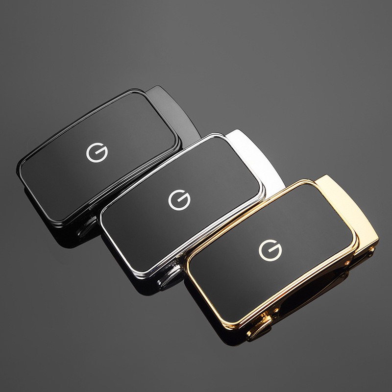 内穿外穿自动扣头3.5cm男士皮带头配件男款商务裤腰带扣卡子单卖