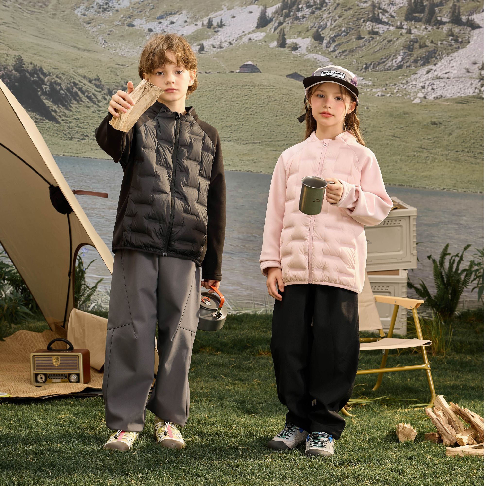 儿童羽绒内胆2025新款冬季男童立领轻薄外套校服神器儿童CTDYY509