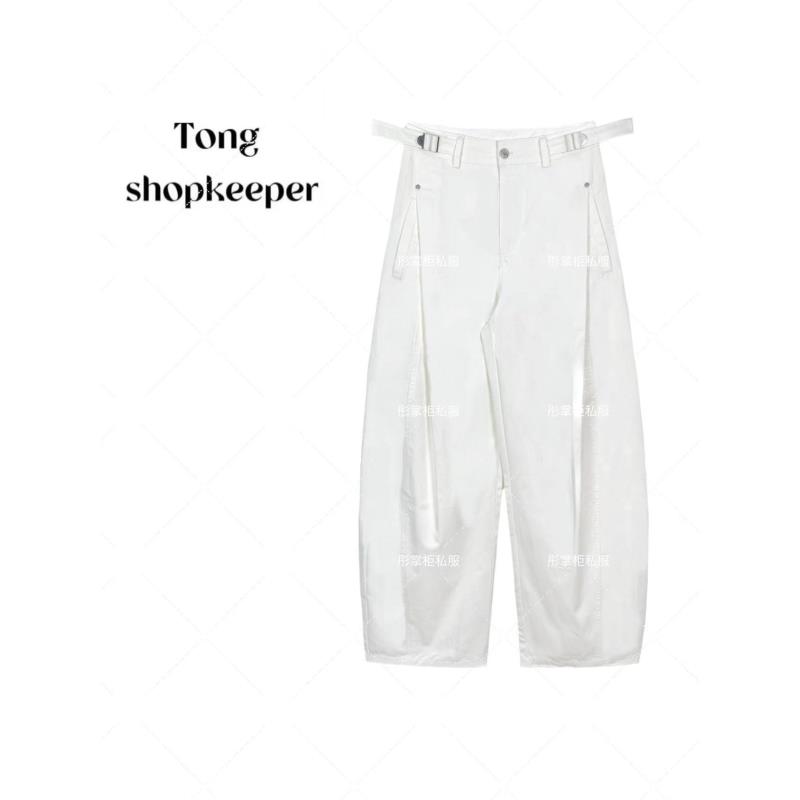 TT-QJ/彤掌柜1681705 夏款2025重磅欧货褶皱显瘦腰头酷帅设计小裤