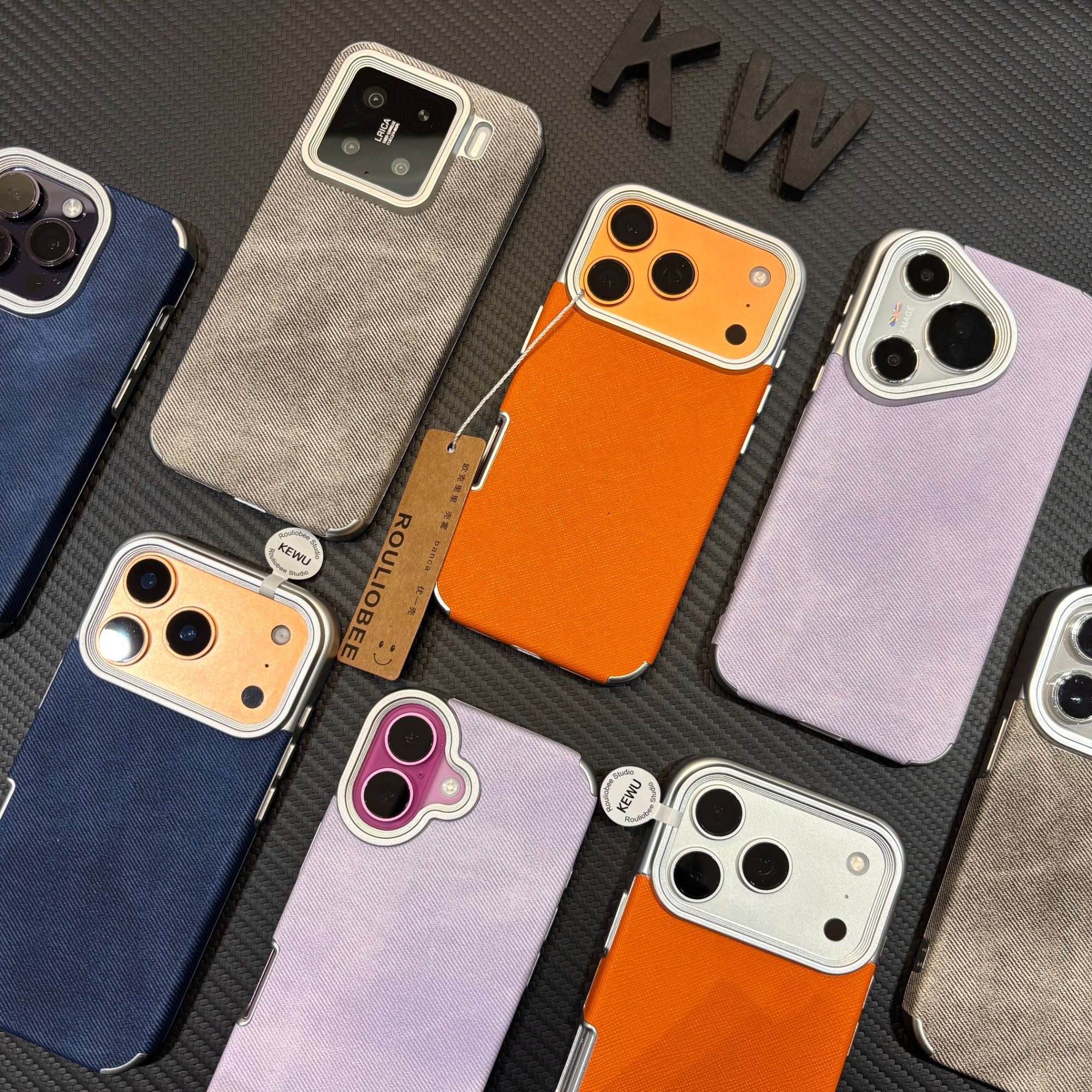 星宇橙贴皮适用苹果17/16手机壳iPhone15小米14vivoppo华为潮男女