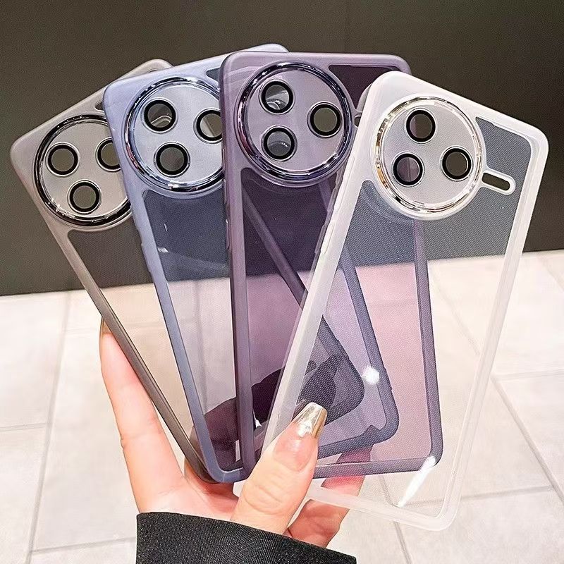 适用于红米k80手机壳pro透明极简硅胶防摔磨砂软壳镜头全包保护套