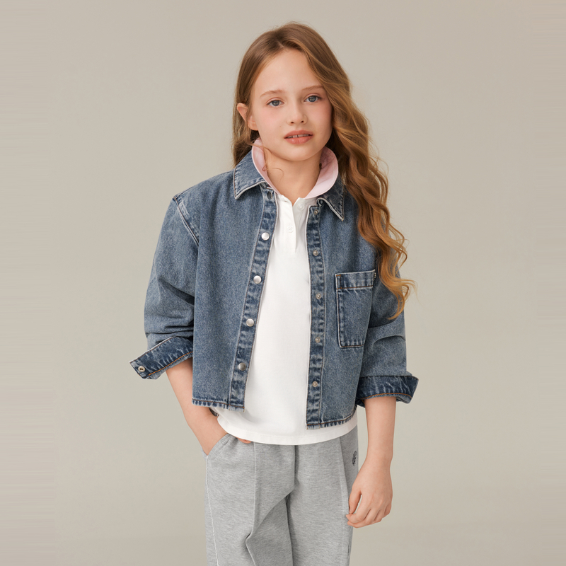 POLOWALK童装女童外套2025新品女童外套BVVW534E0081