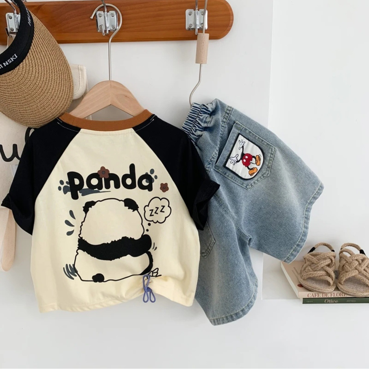 巴拉巴拉男孩女孩儿童t恤棉男童韩版T恤夏季新款卡通百搭半袖时尚