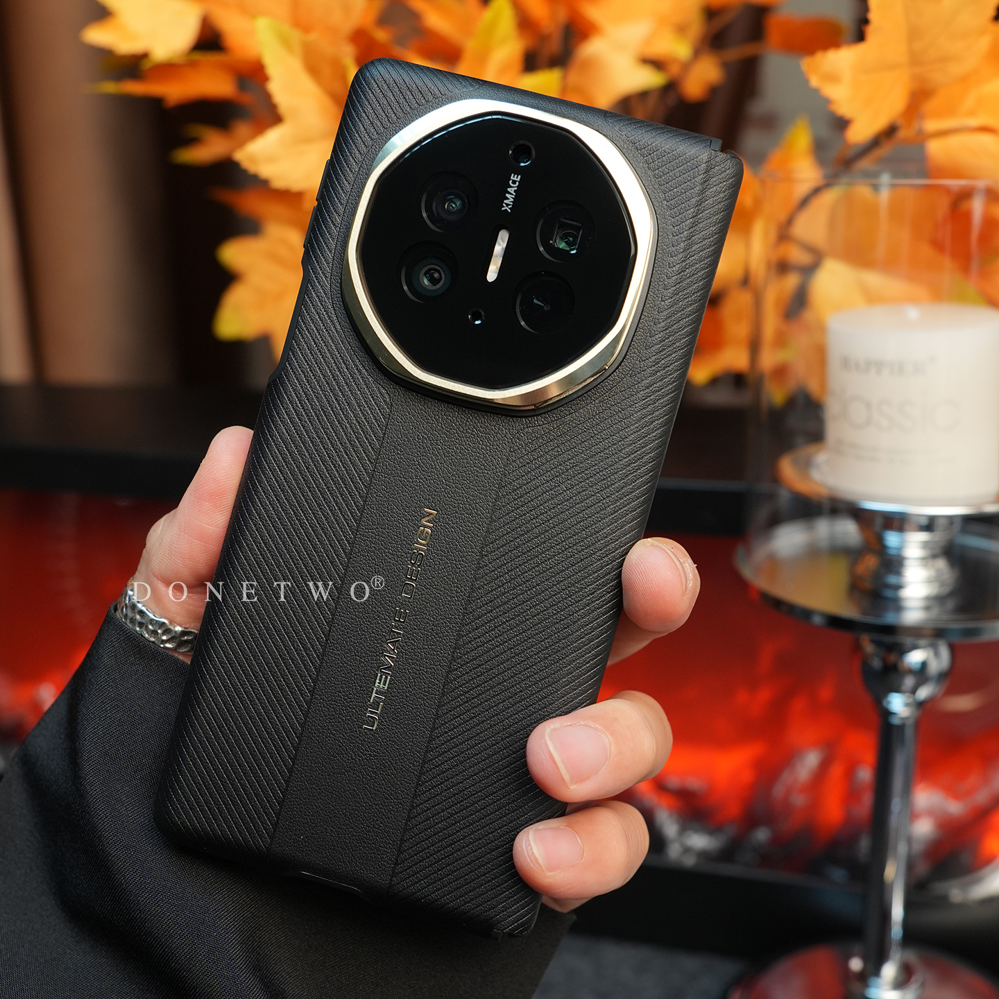 适用华为MateXTS手机壳星际XT素皮保护壳防摔双中轴支架防摔高级