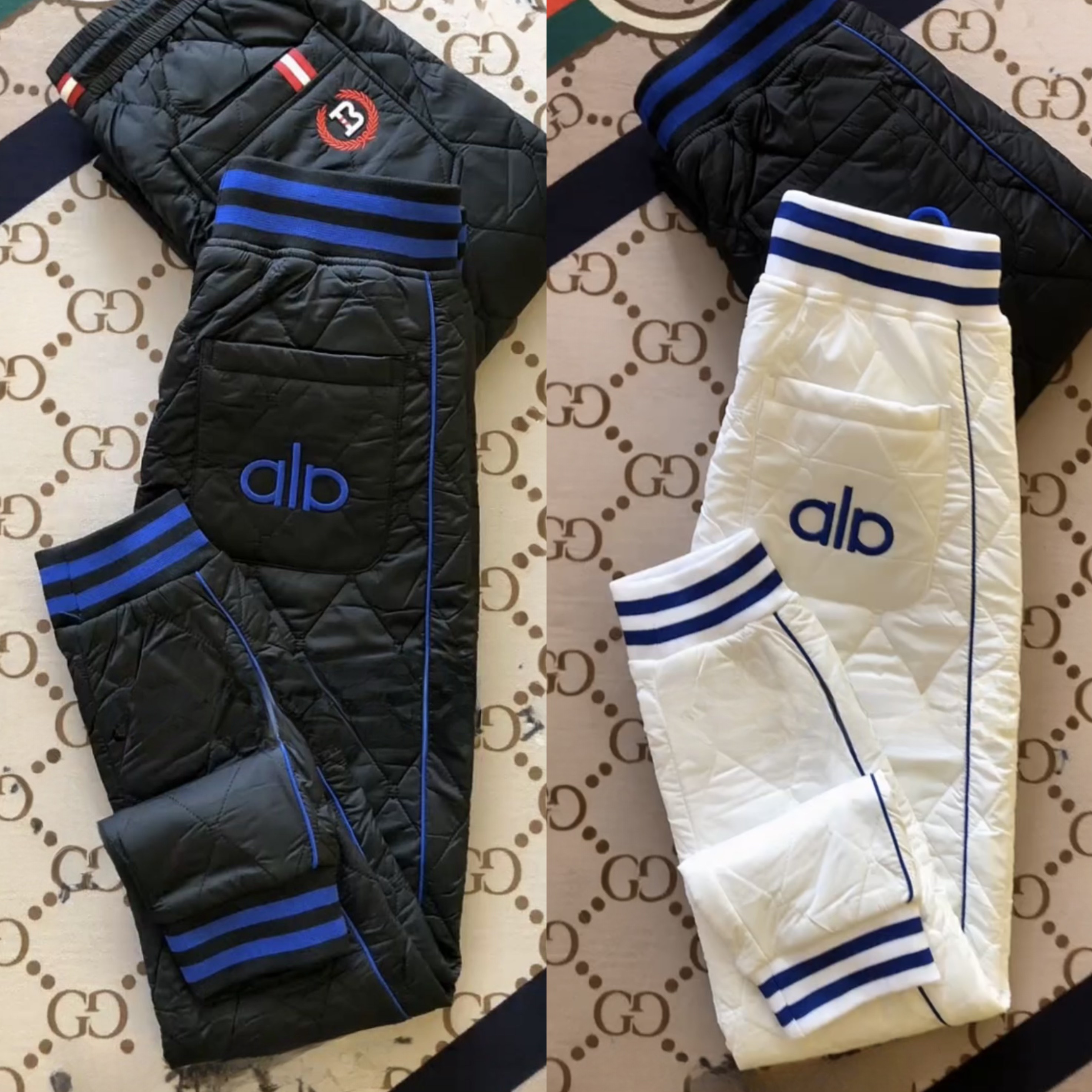 冬季保暖棉裤男款潮牌欧货刺绣修身百搭束脚裤2025新款小脚哈伦裤