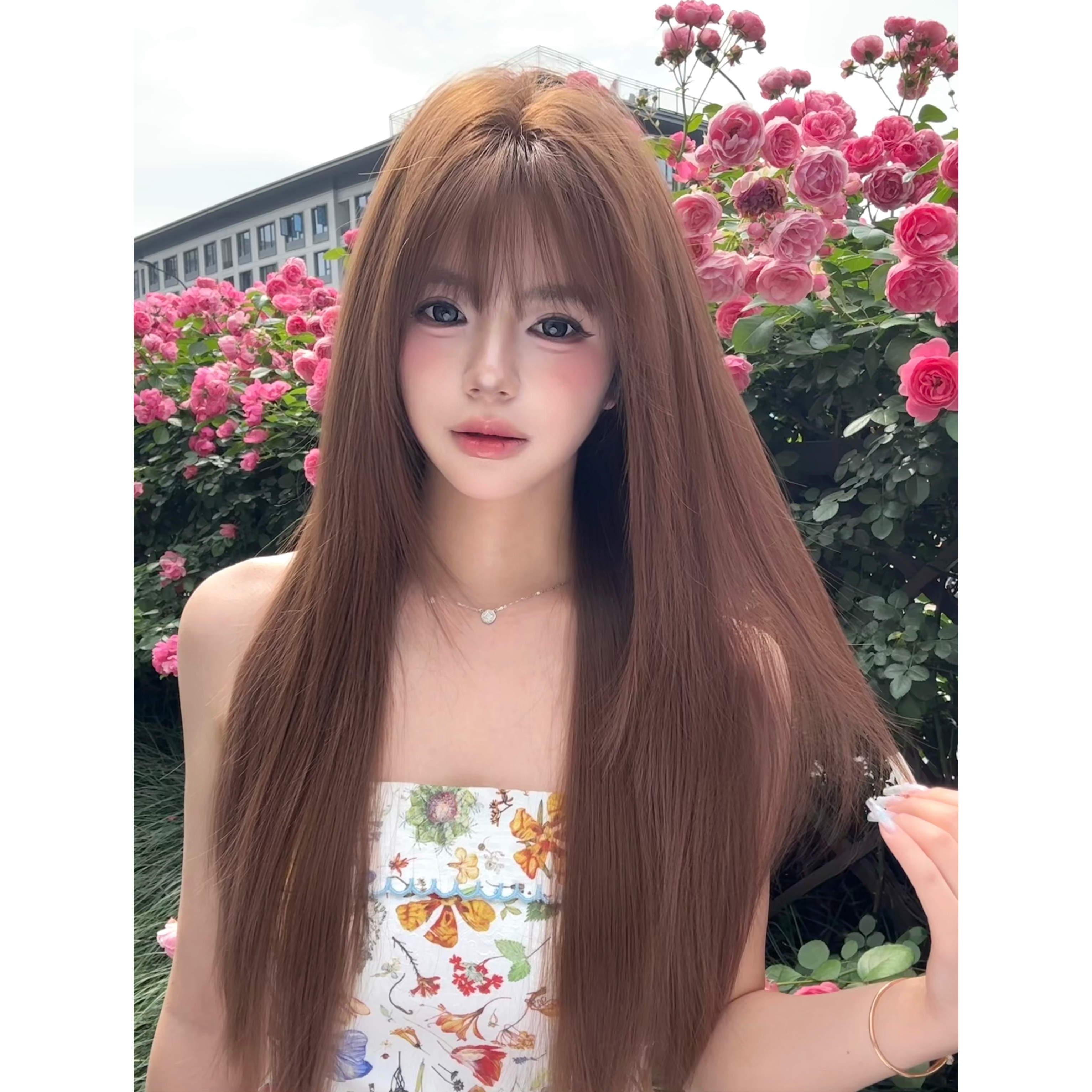 【古早baby3.0】假发女新升级发丝直发高层次整顶假发全头套