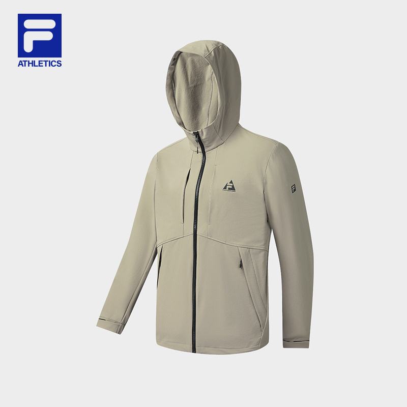 Fila/斐乐2025年秋冬新款男士外套户外运动梭织上衣A11M547704F