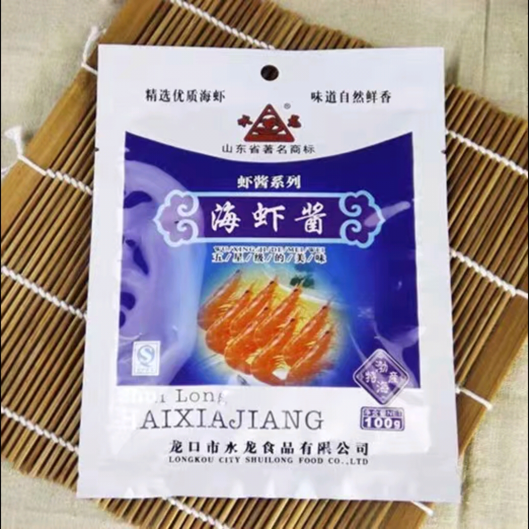 烟台龙口正宗水龙海虾酱100g 开袋即食拌饭拌面 山东特产10袋包邮