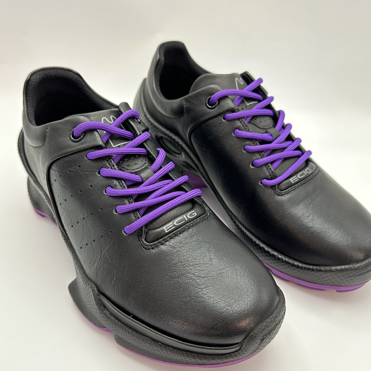 新款女款经典黑紫健步C系列耐磨防滑透气舒适女鞋百搭