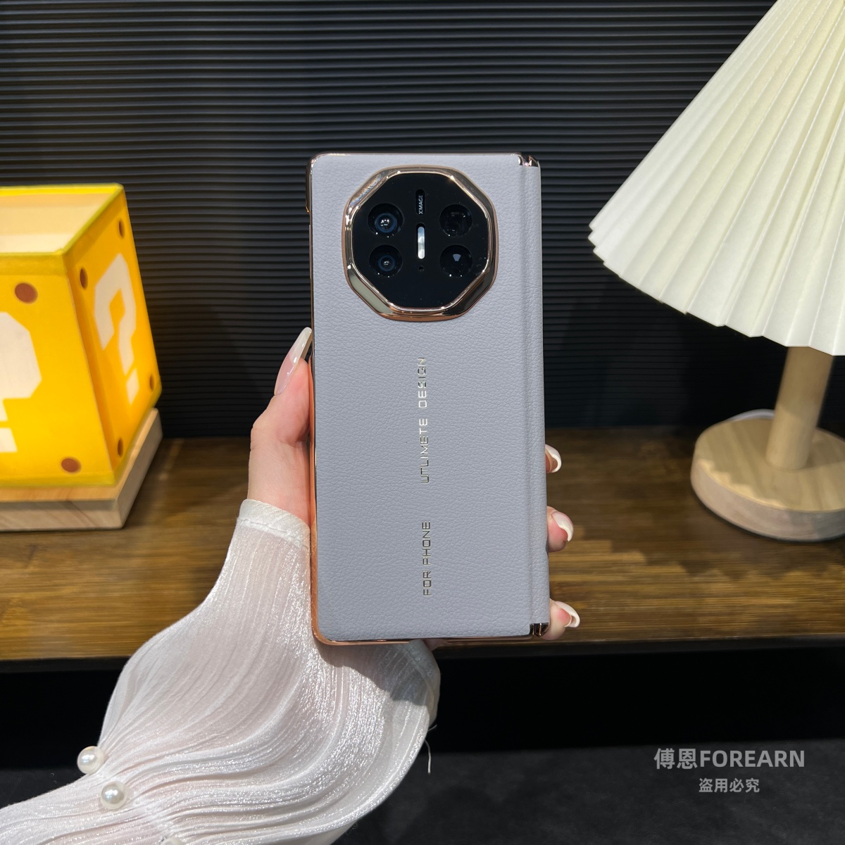 适用于华为matex6手机壳双中轴matex5折叠屏保护套matex3真皮x6款