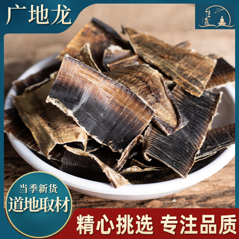 精选广地龙正宗全开滋补原料蚯蚓干