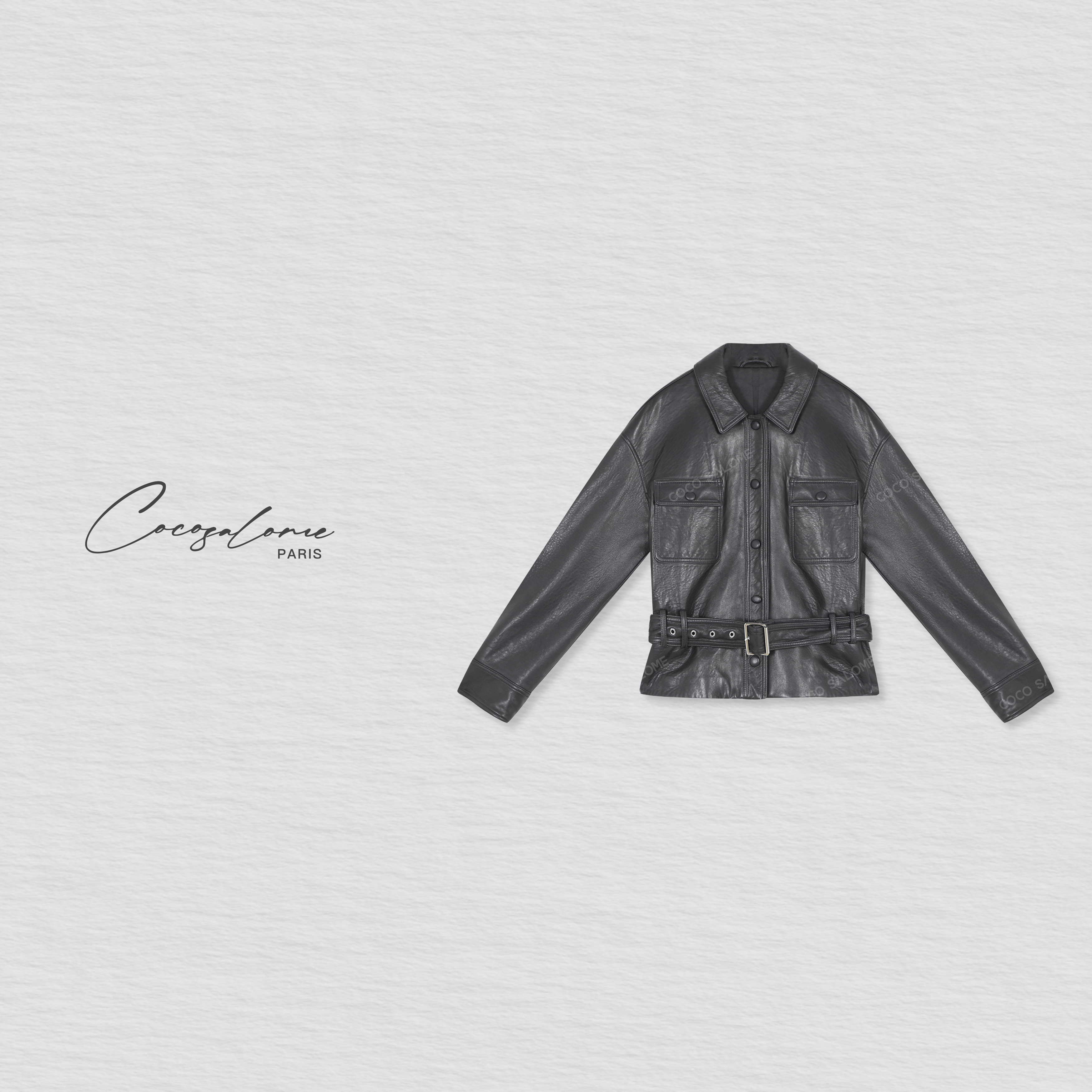 韩彬彬"城市猎人"新西兰进口100%胎羊皮时髦户外保暖皮衣0762-7