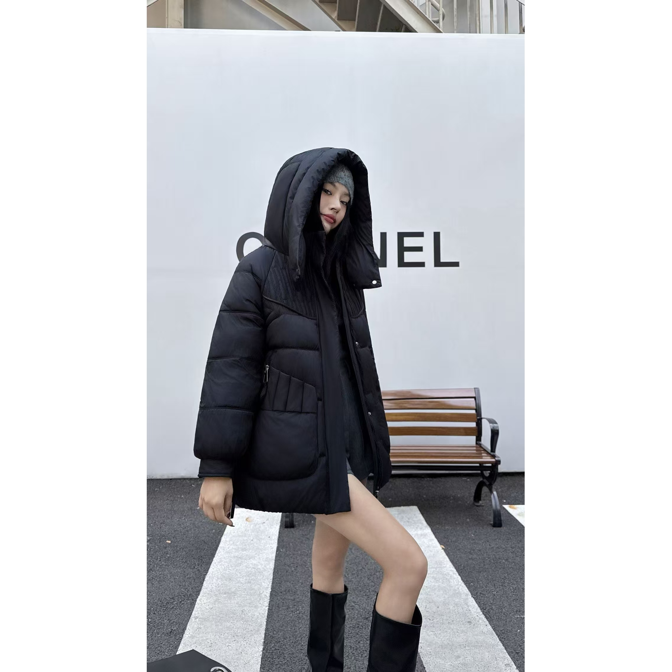 女士时尚休闲棉服8808-A775