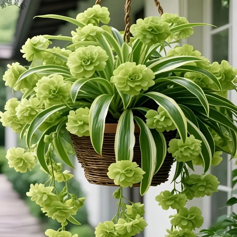 【四季开花】金心金边大花吊兰驱蚊四季开花大花浓香型花卉盆栽好养