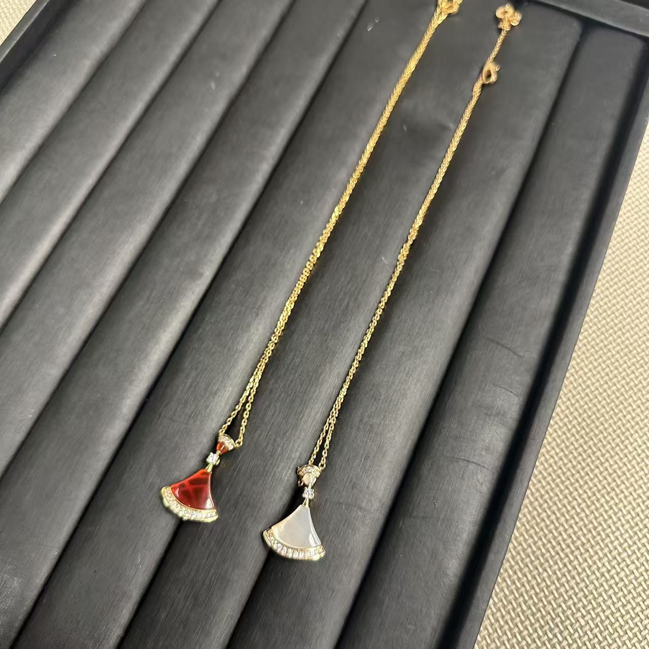 锌合金项链 25经典爆款时尚小扇子项链