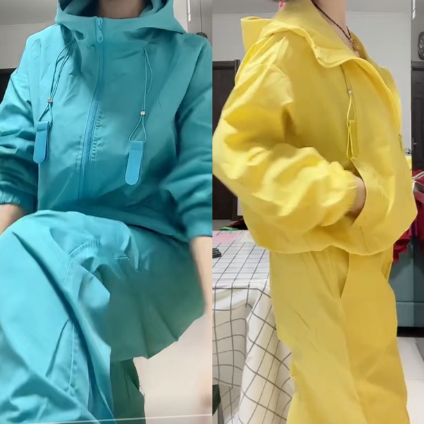 春季套装女气质帽版上衣搭配裤子两件套女9855