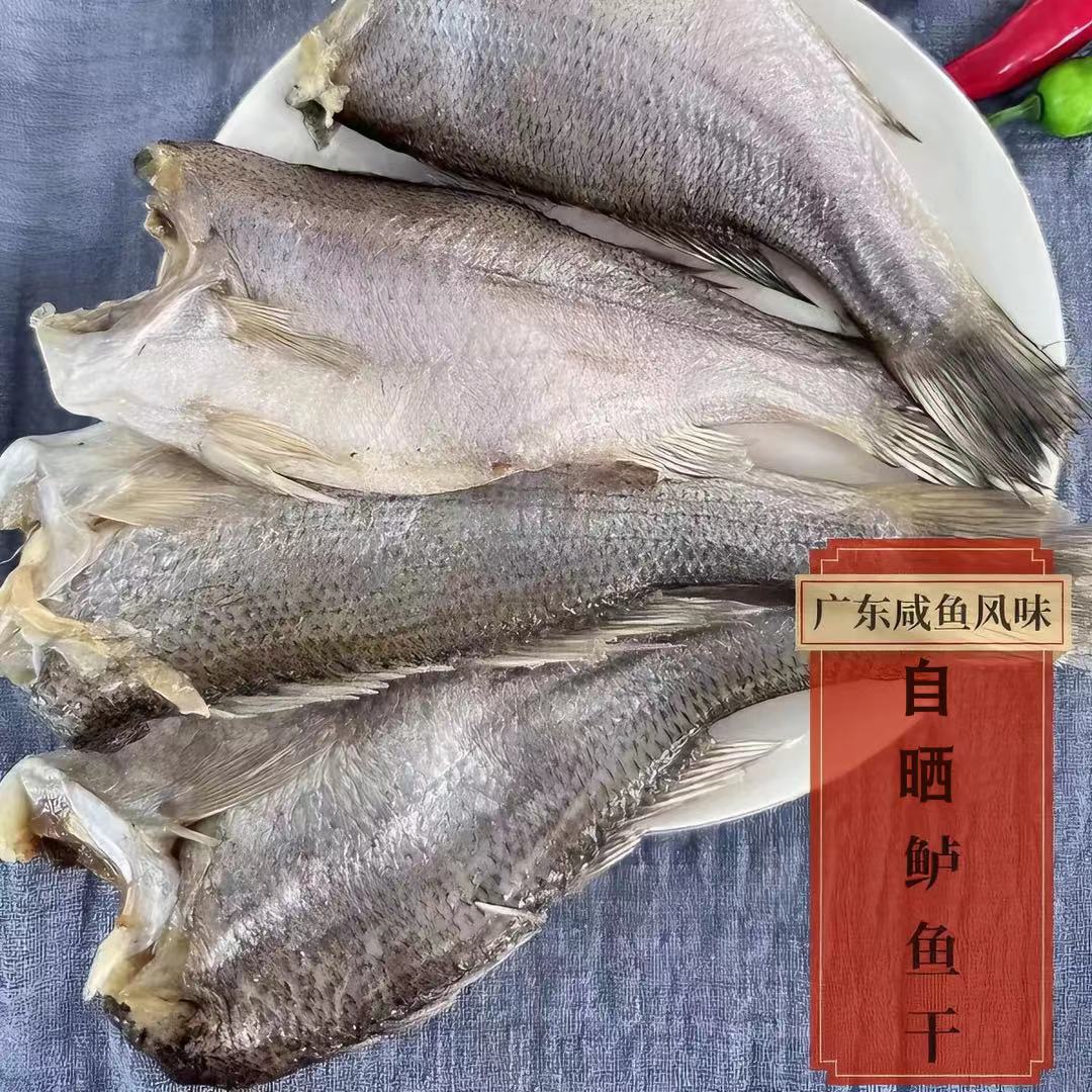 广东台山特产渔民自晒食用海鲈鱼干9成干（需冷藏）