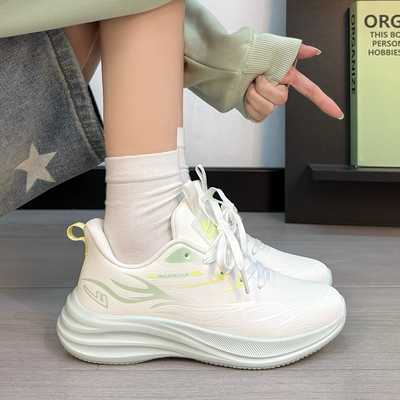 回力体测专用皮面跑鞋超轻跑步鞋软底时尚透气弹力减震竞速运动鞋