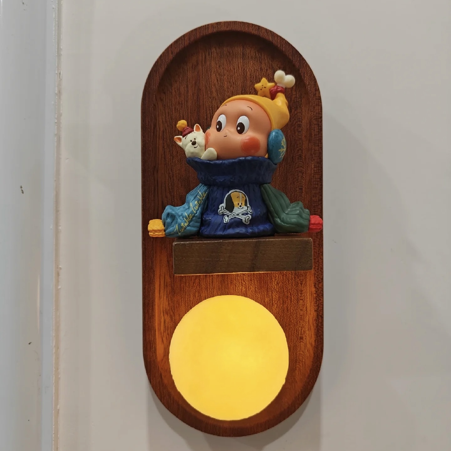 日本MUJ我们都是星星人盲盒壁灯壁挂客厅立体实木小众满分礼物