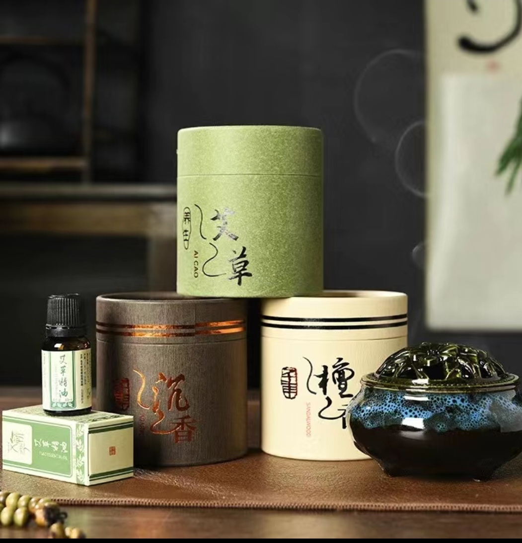 【居家好物】48单盘天然檀香熏家用盘香除臭