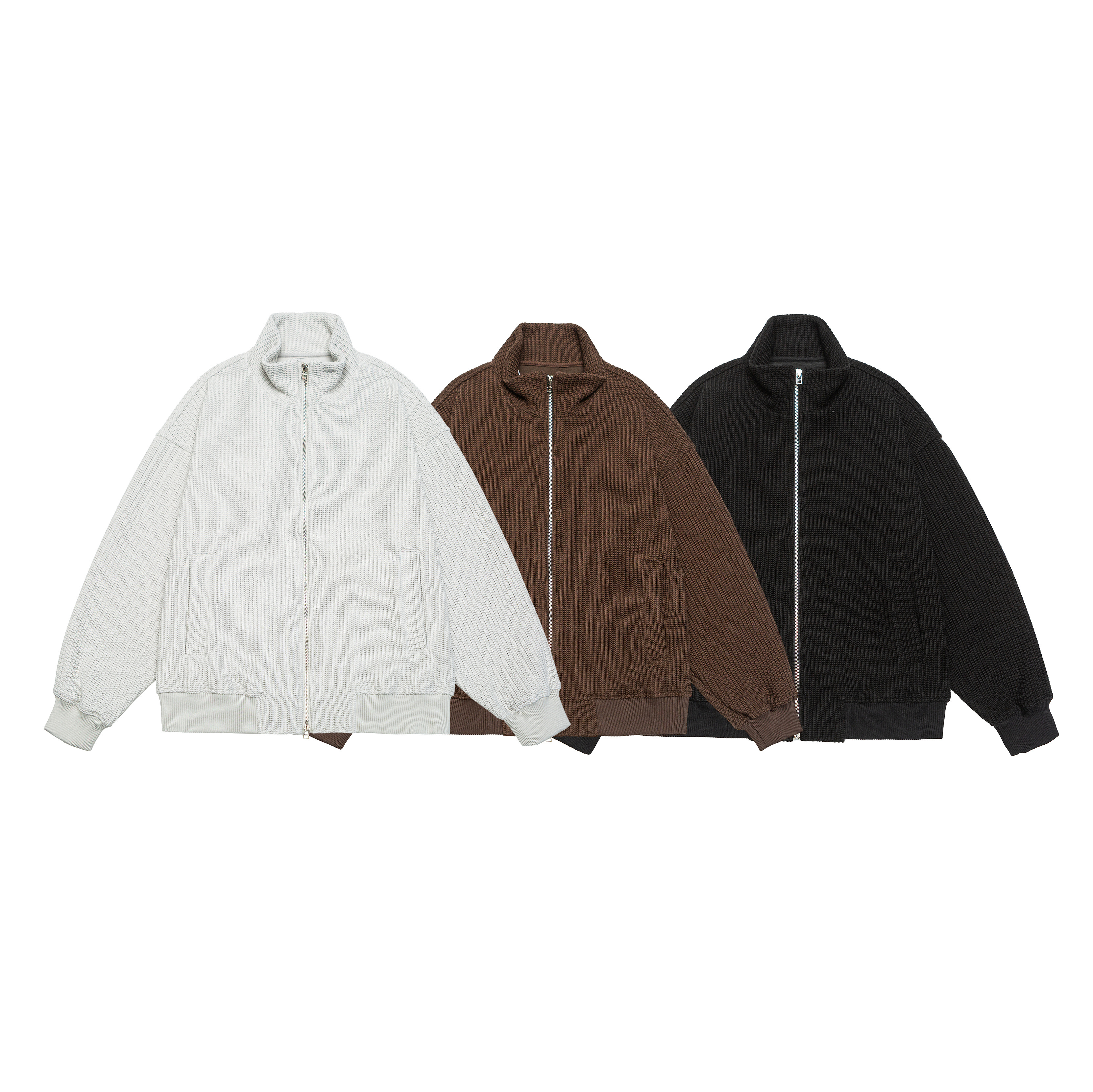 秋季新款时尚潮流复古宽松男士慵懒风百搭休闲立领外套秋冬上新LP