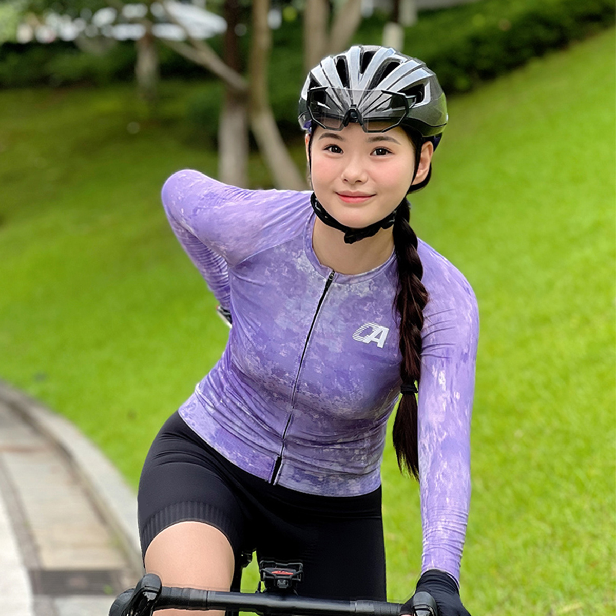 CA Cycling Artist骑行服女款长袖 轻薄透气薄款速干骑行服上衣