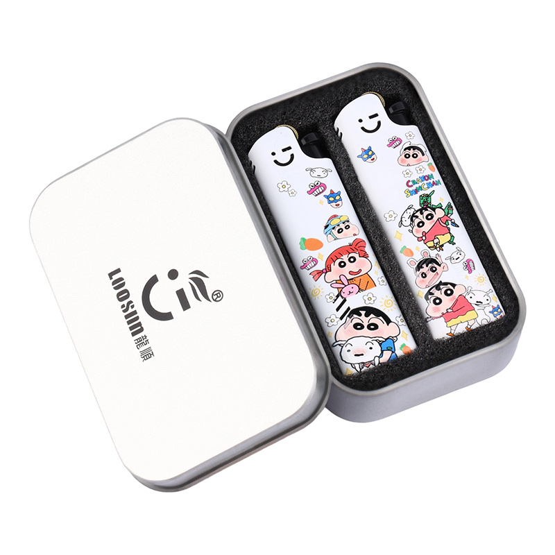 创意高颜值砂轮打火机小新【金属礼盒装】适合送男女生礼物