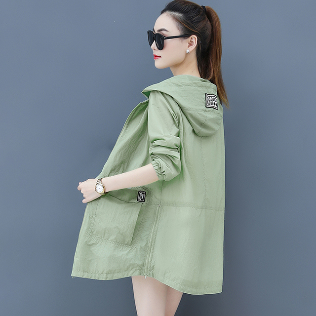防晒衣女士夏季2025年新款薄款春秋中长短外套长袖开衫防晒服外搭