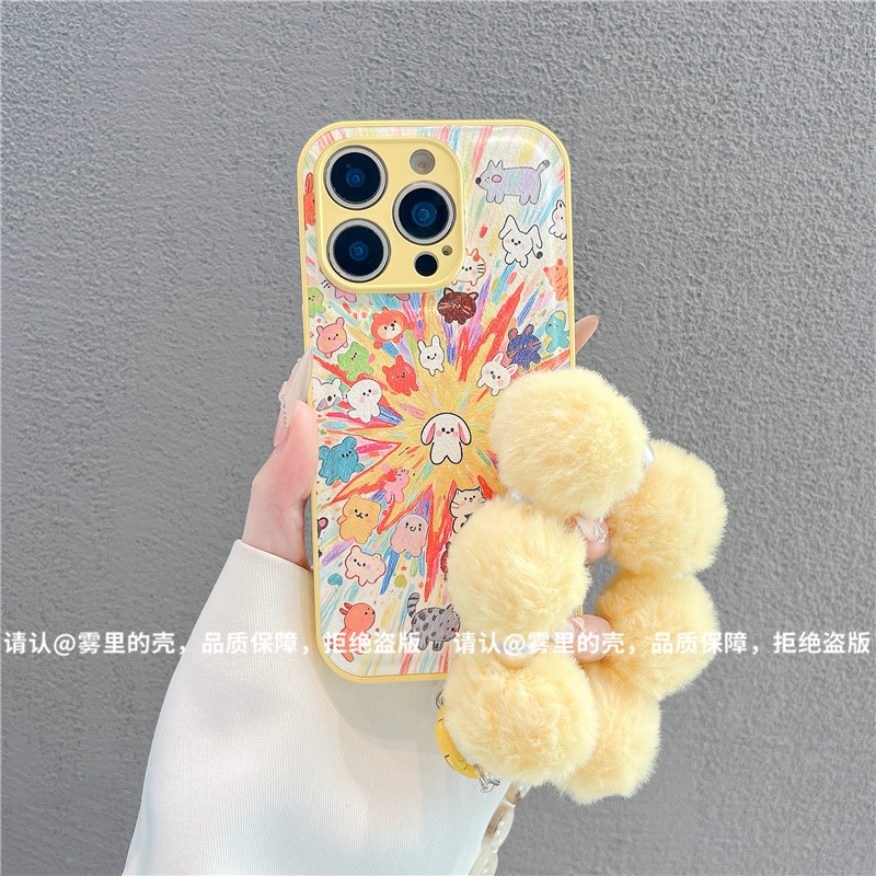 肤感鼓状皮纹适用苹果iPhone17/华为荣耀/OPPO/VIVO/小米手机壳潮