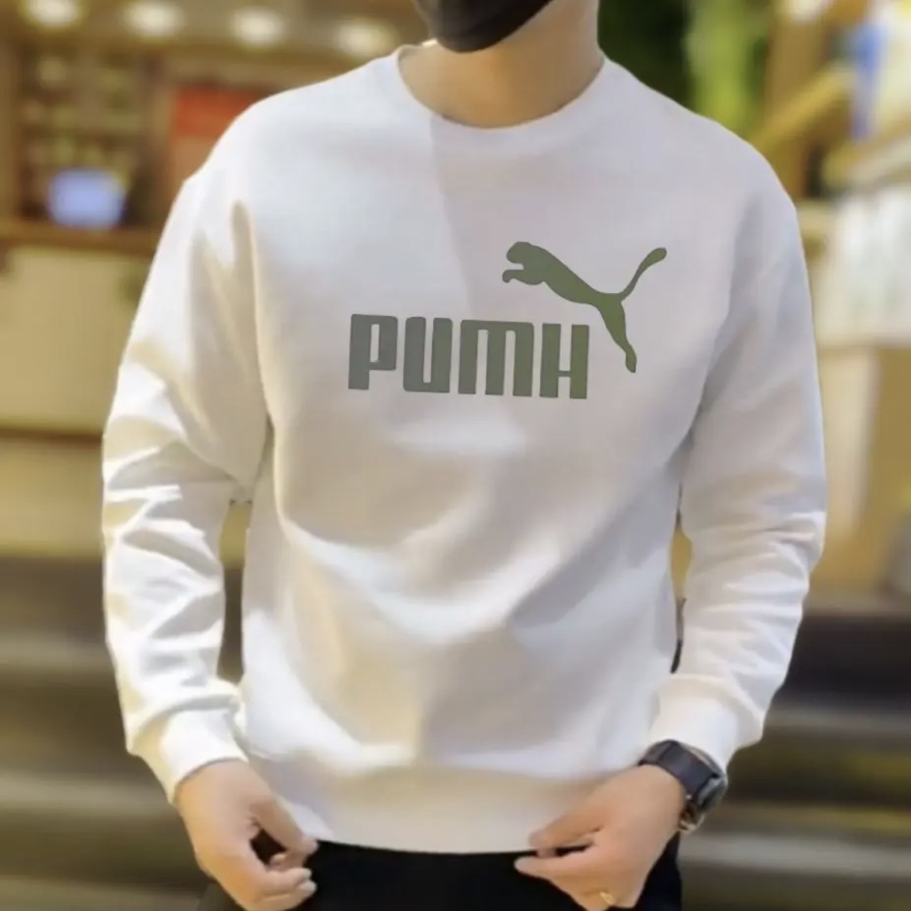 秋冬圆领长袖男字母印花卫衣情侣潮流百搭宽松