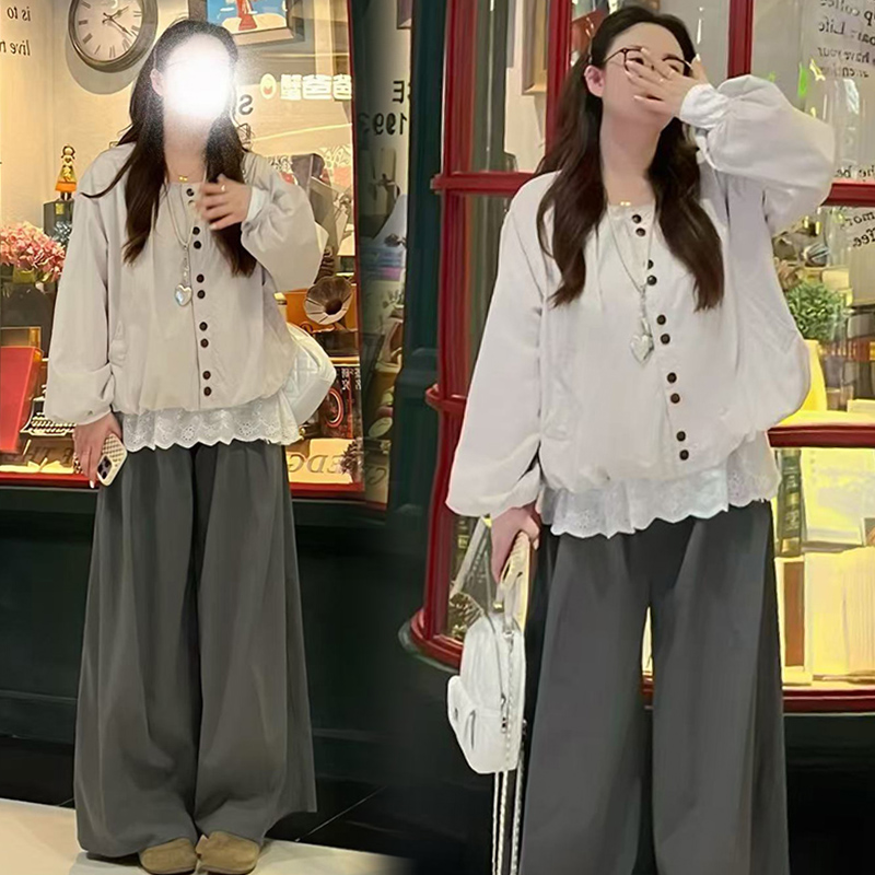 减龄舒适孕妇套装女2025新款爆款潮流大码休闲时尚洋气两件套秋装