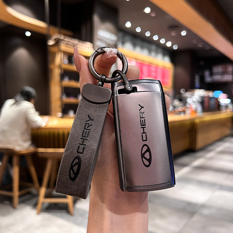 适用奇瑞车钥匙套5x瑞虎7壳3x星途TX包揽月/凌云追风扣简约女男士