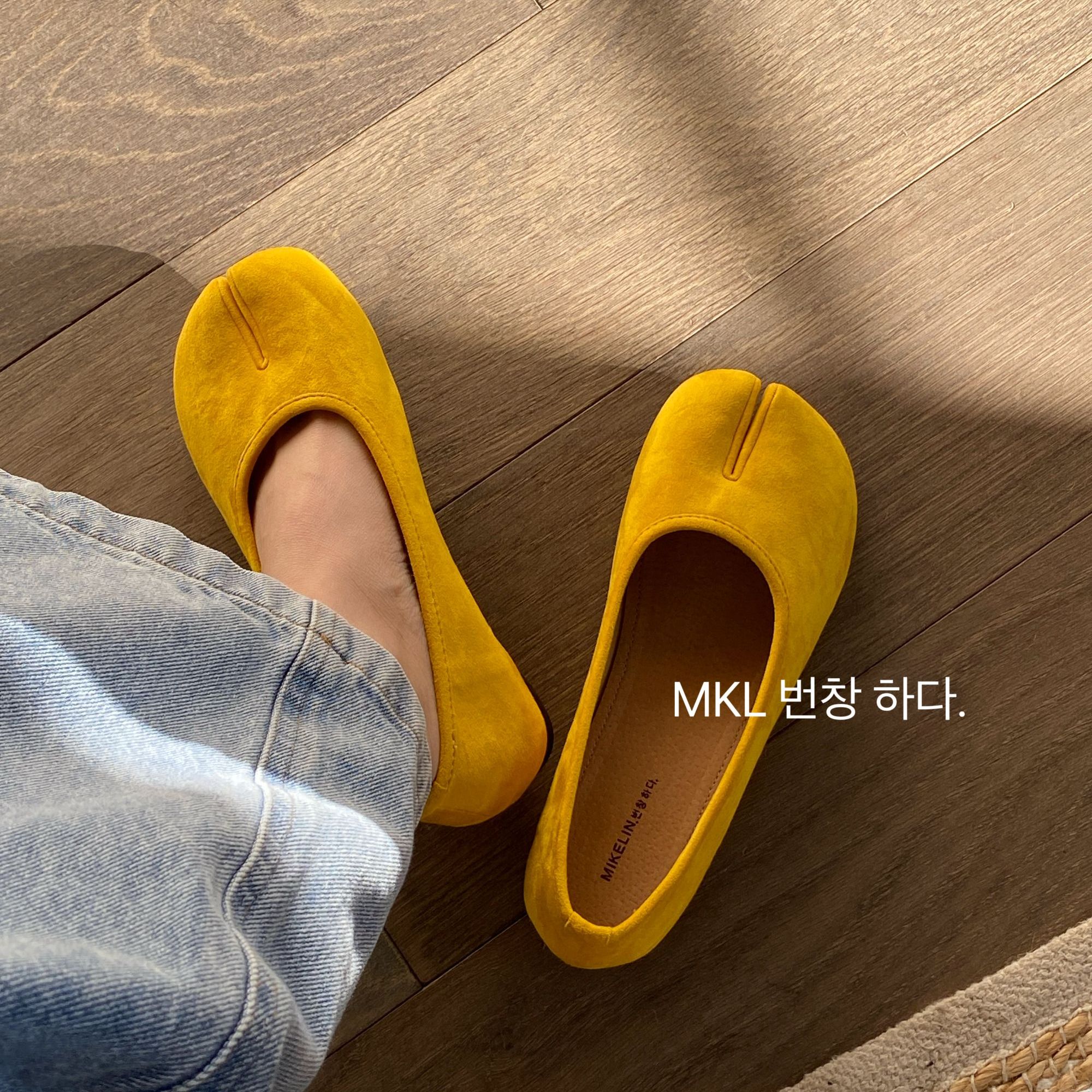 韩版春糖果色内增高分趾猪蹄鞋软底软面一脚蹬单鞋分趾鞋398-1