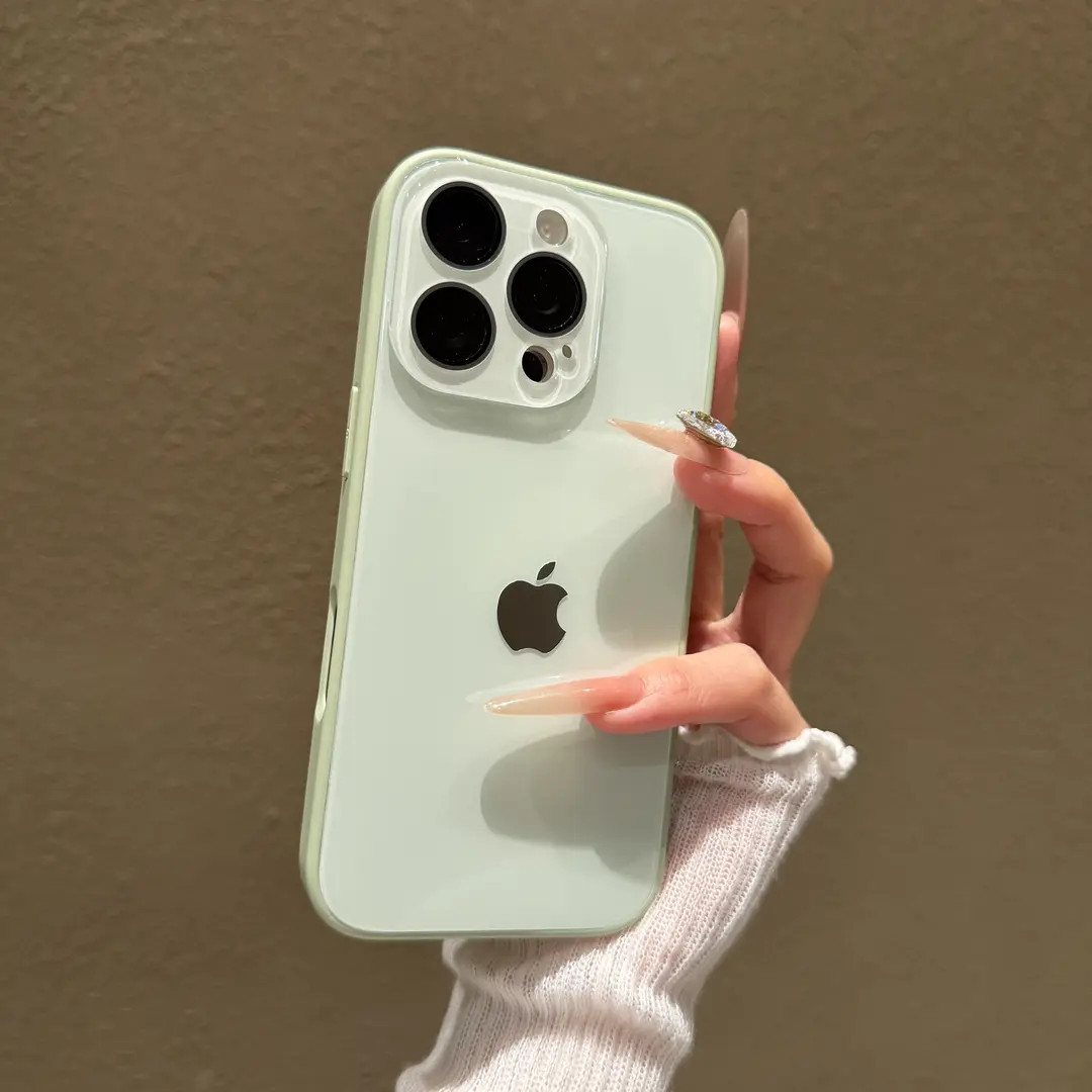 新款高级全包钢化玻璃适用苹果16promax手机壳iphone15高颜值14女