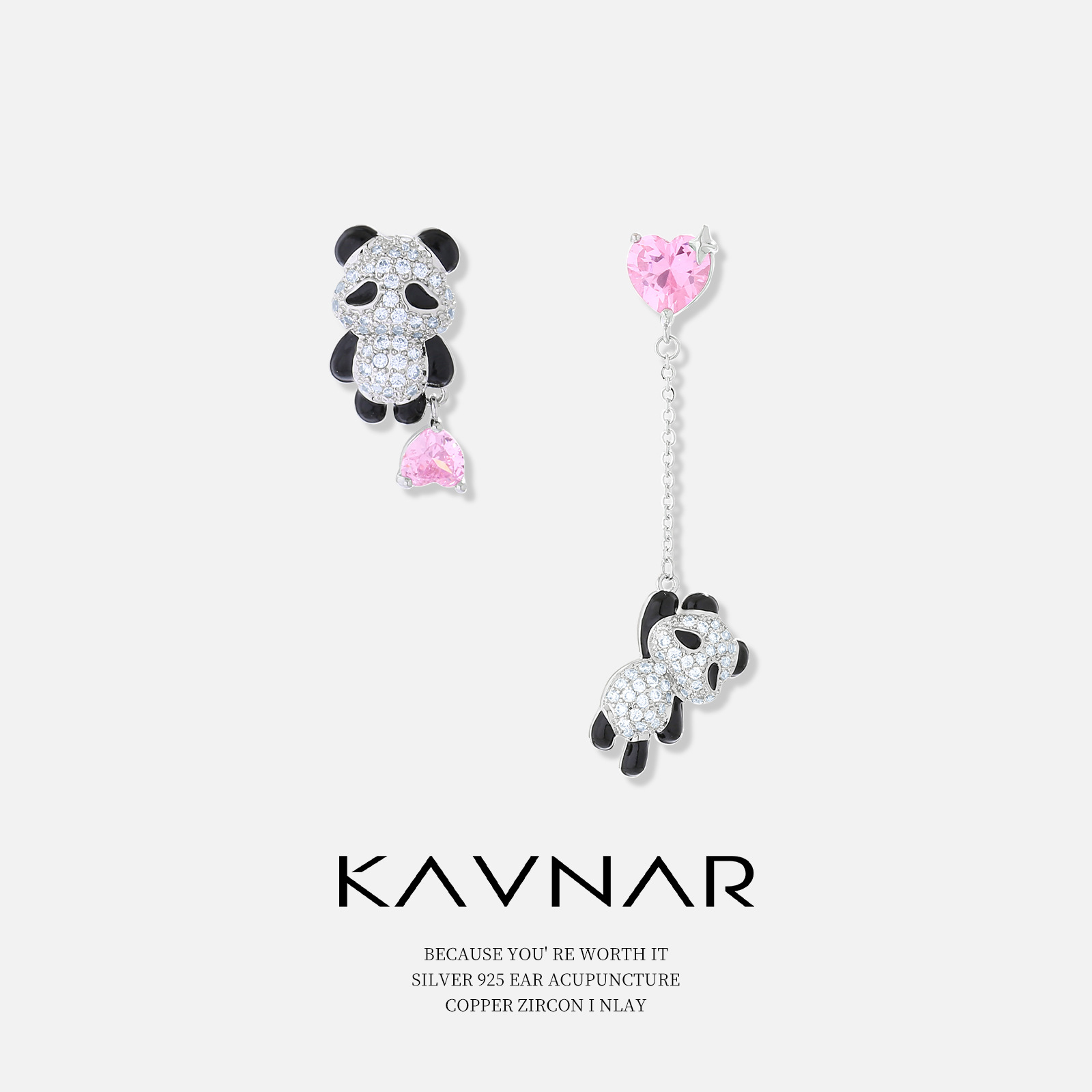 925银陶瓷耳饰 流苏款耳饰轻奢少女精致满钻甜美饰品素款个性简约